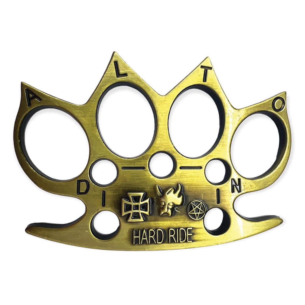 Hard Ride Heritage Brass Knuckles - Solid Brass