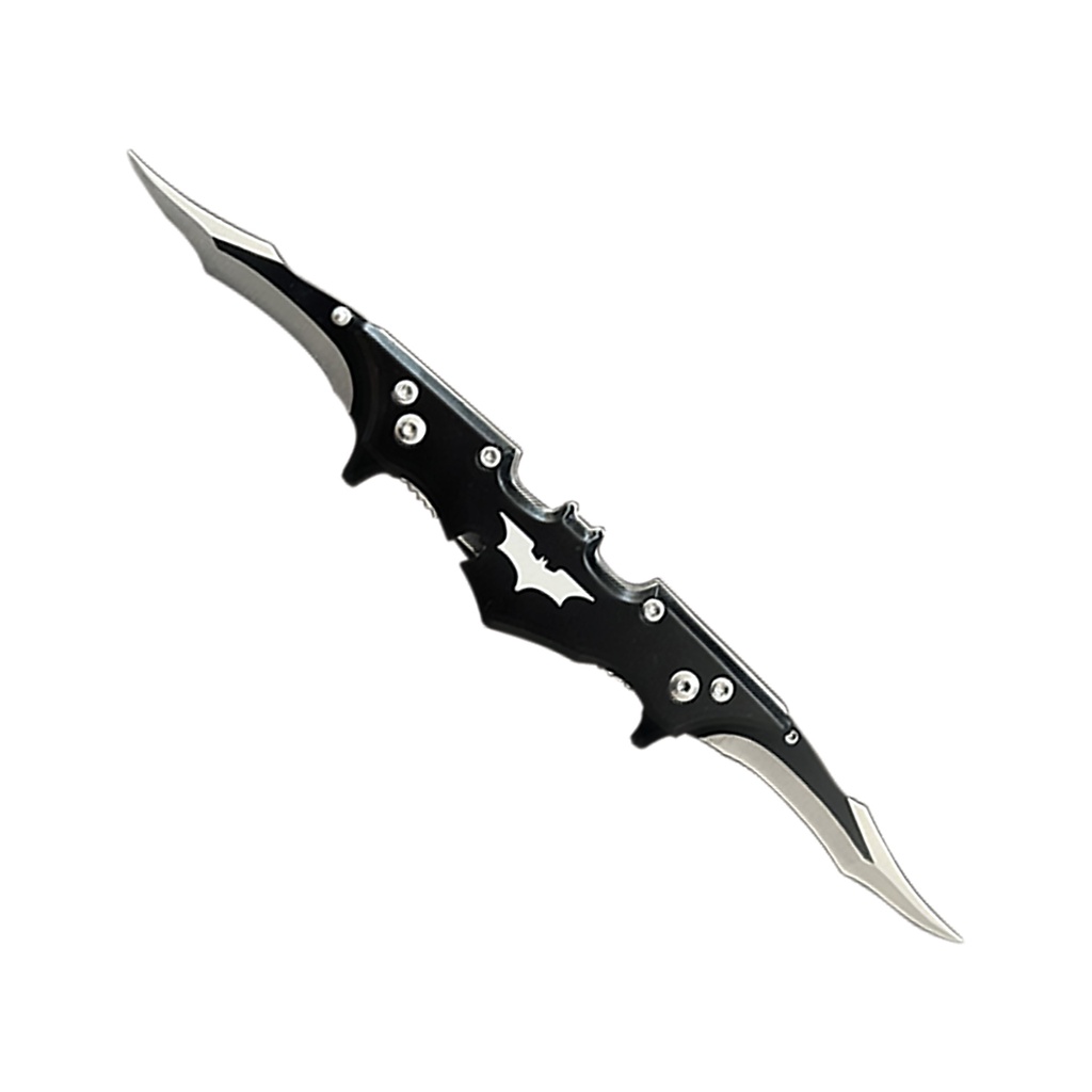 Shadowstrike Twin-Wing Dual Blade Assisted Knife - Midnight Black