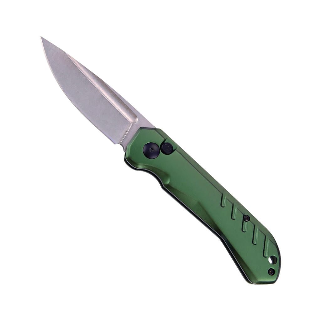 Airframe Lite EDC Automatic Knife - Green Aluminum