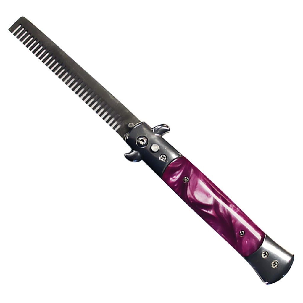 SleekStyle One-Touch Automatic Comb - Pink