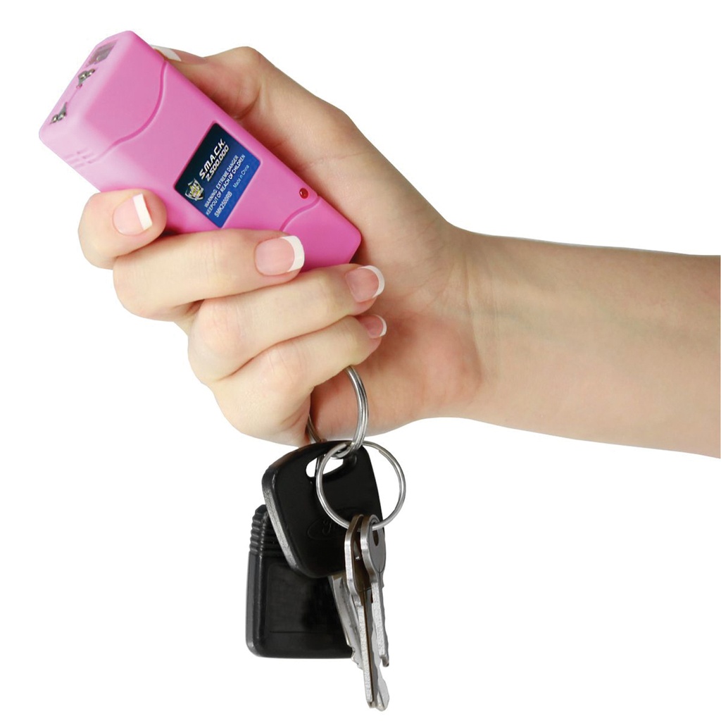 Pocket Guardian Micro-Rechargeable Keychain Stun Gun - Pink