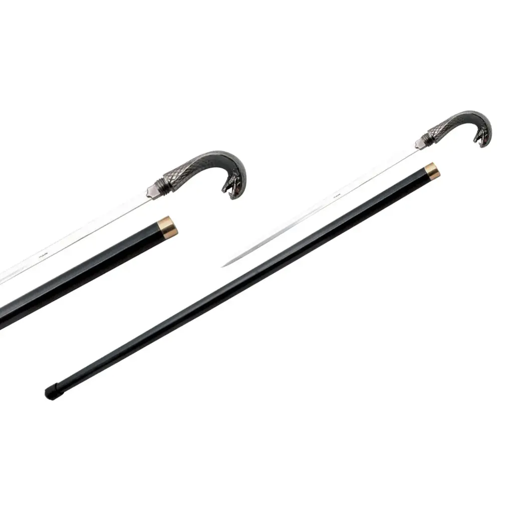 Cobra Sovereign Concealed Sword Cane - Pewter Black