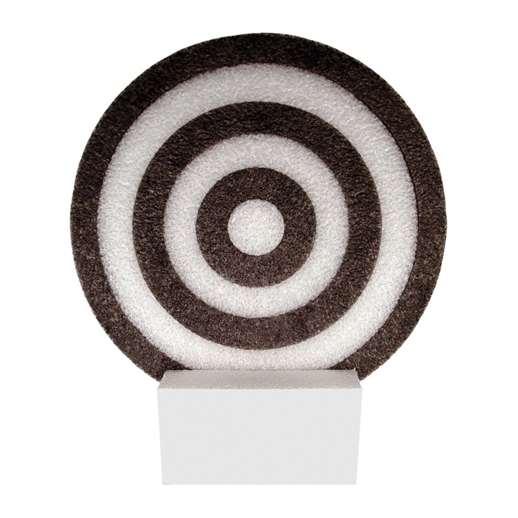 Bullseye Self-Healing Blowgun Target - Black & White