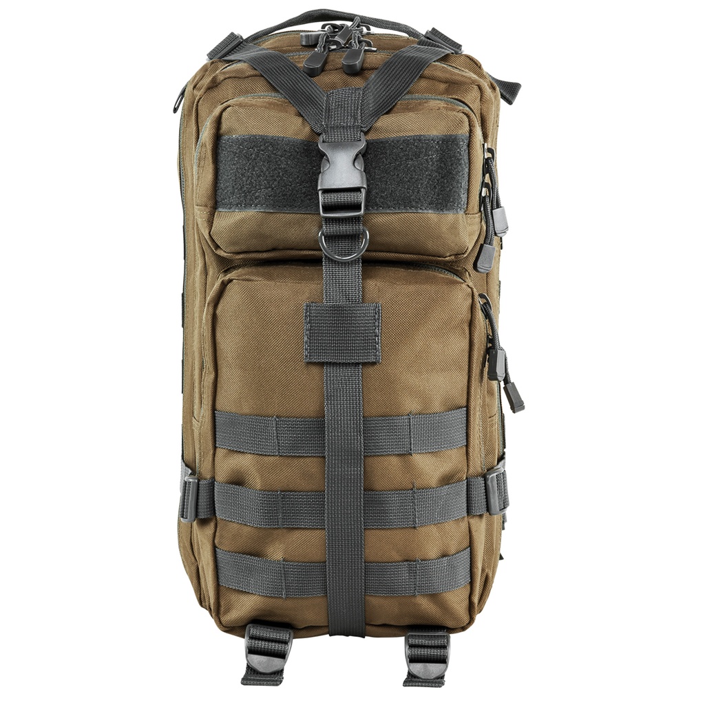 Urban Scout Compression-Load Tactical Backpack - Tan & Urban Gray
