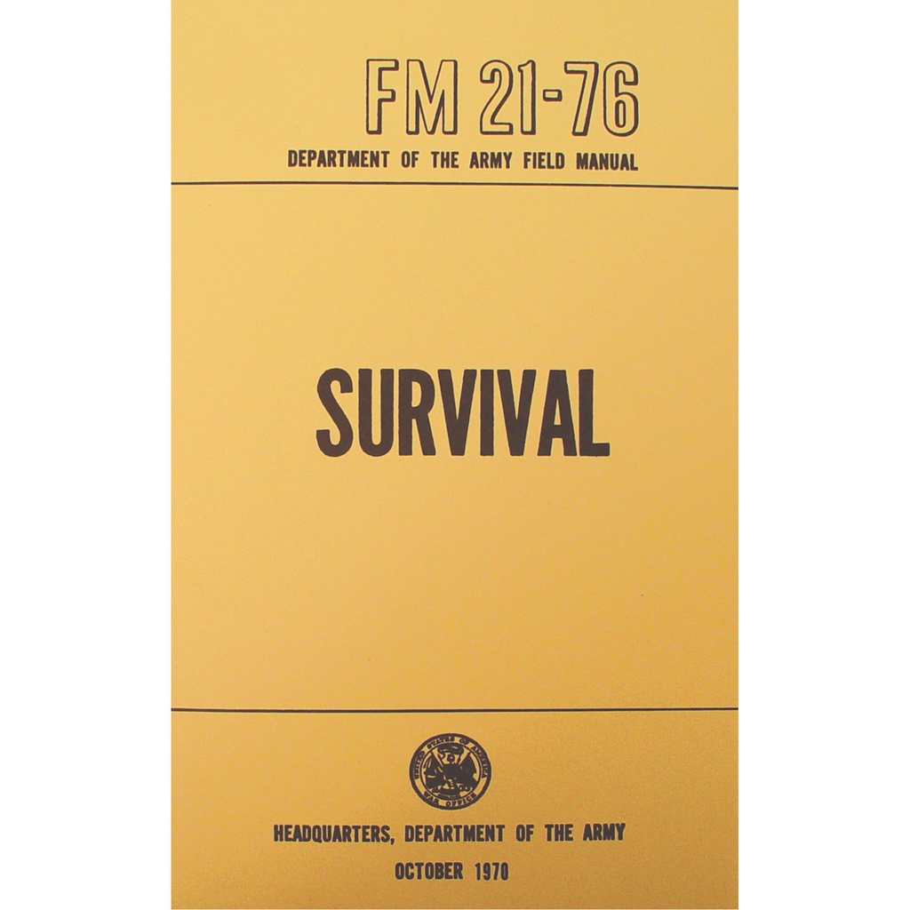 Field-Issue 1970 Doctrine Survival Manual - Signal Yellow