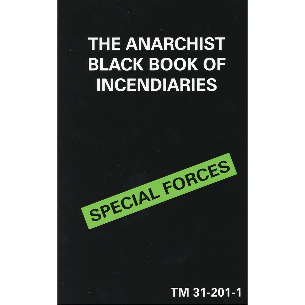 Covert Special Forces Incendiary Training Manual - Black Cover