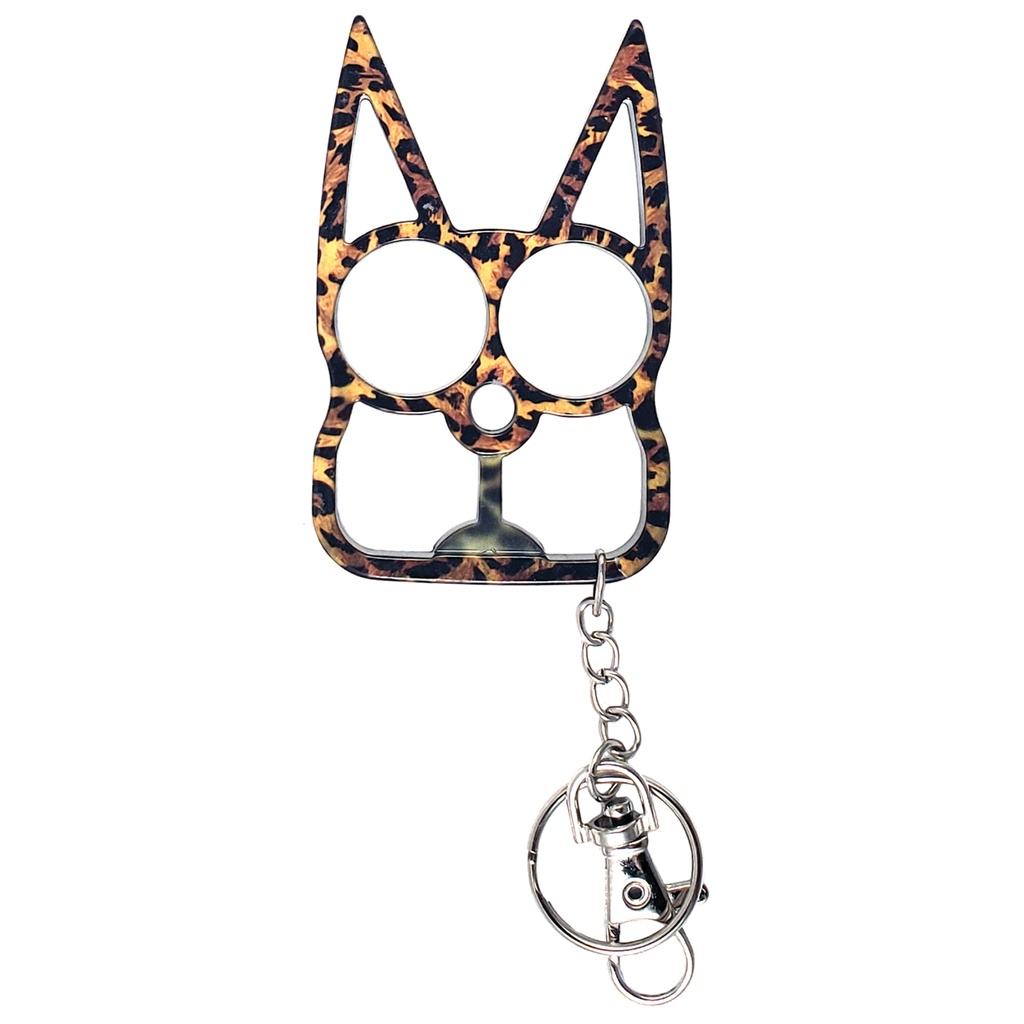Leopard Guardian Impact-Ready Self-Defense Keychain - Solid Steel