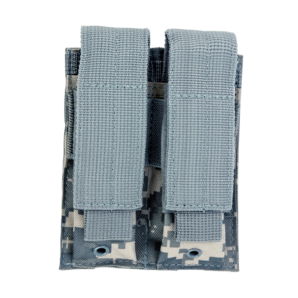 Pixel Grid MOLLE-Ready Double Pistol Mag Pouch - Digital Camo
