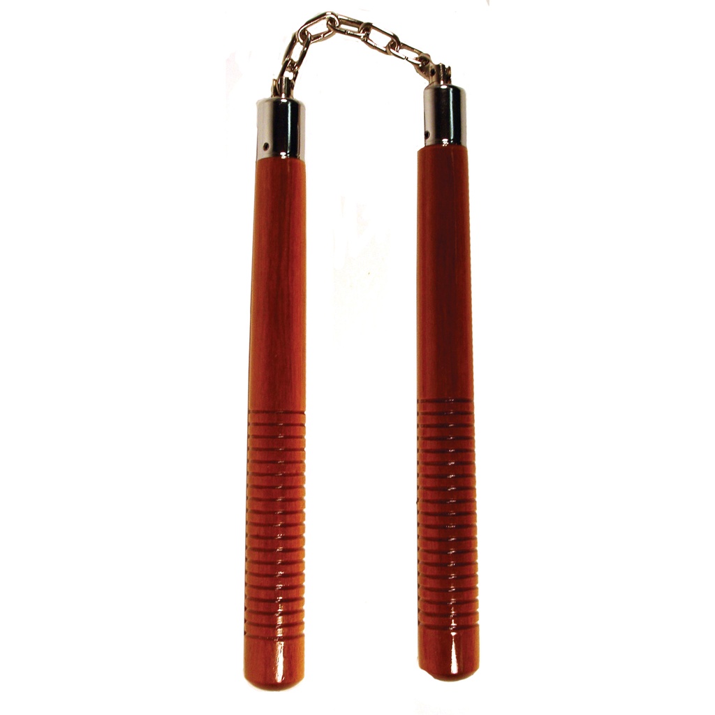 FlowLock Ball-Bearing Nunchucks - Natural Wood