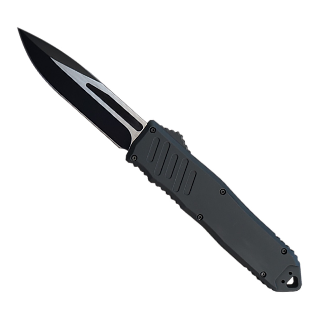 Shadowline Two-Tone Precision OTF Knife - Black Handle