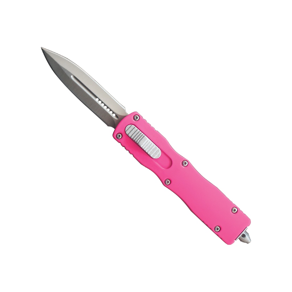 Switch-Forward Easy-Deploy OTF Knife - Pink Aluminum