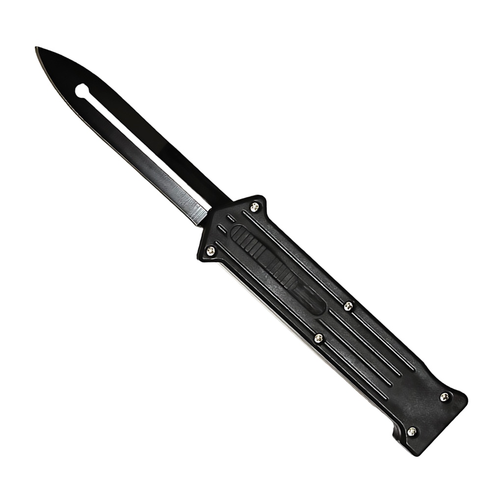 Shadowline Front-Switch Spearpoint OTF Knife - Matte Black