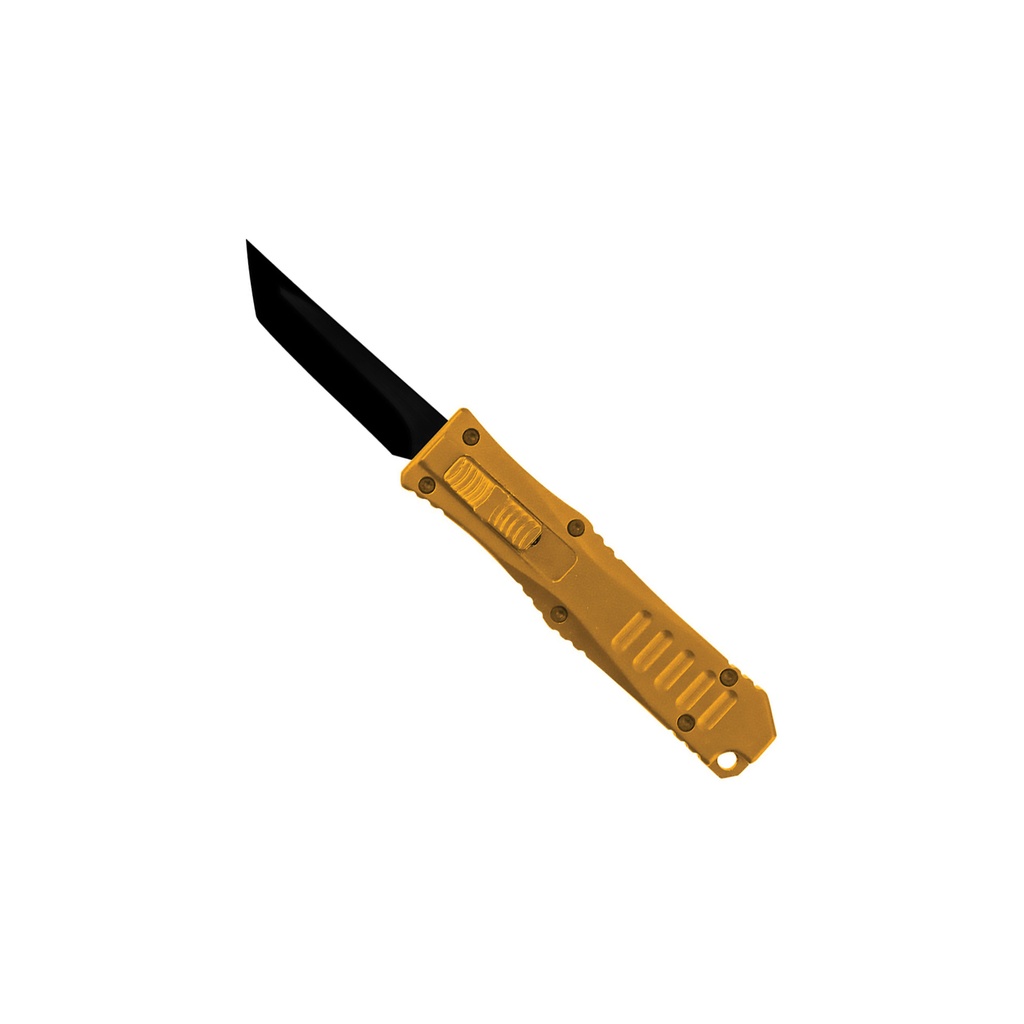 Featherstrike Micro Tanto OTF Knife - Gold Anodized