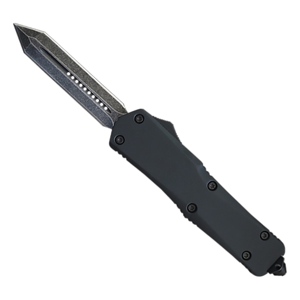 Gladiator Blackout Rapid-Deploy OTF Knife - Matte Black