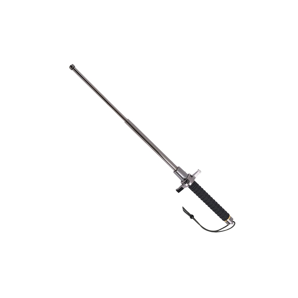Guardian Crossguard Expandable Baton - Black & Silver