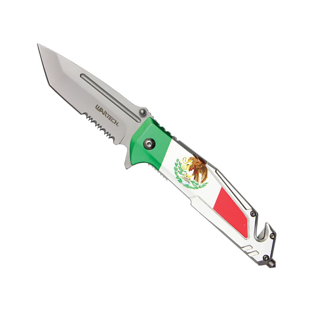 Águila Real Rapid-Deploy Pocket Knife - Mexican Flag