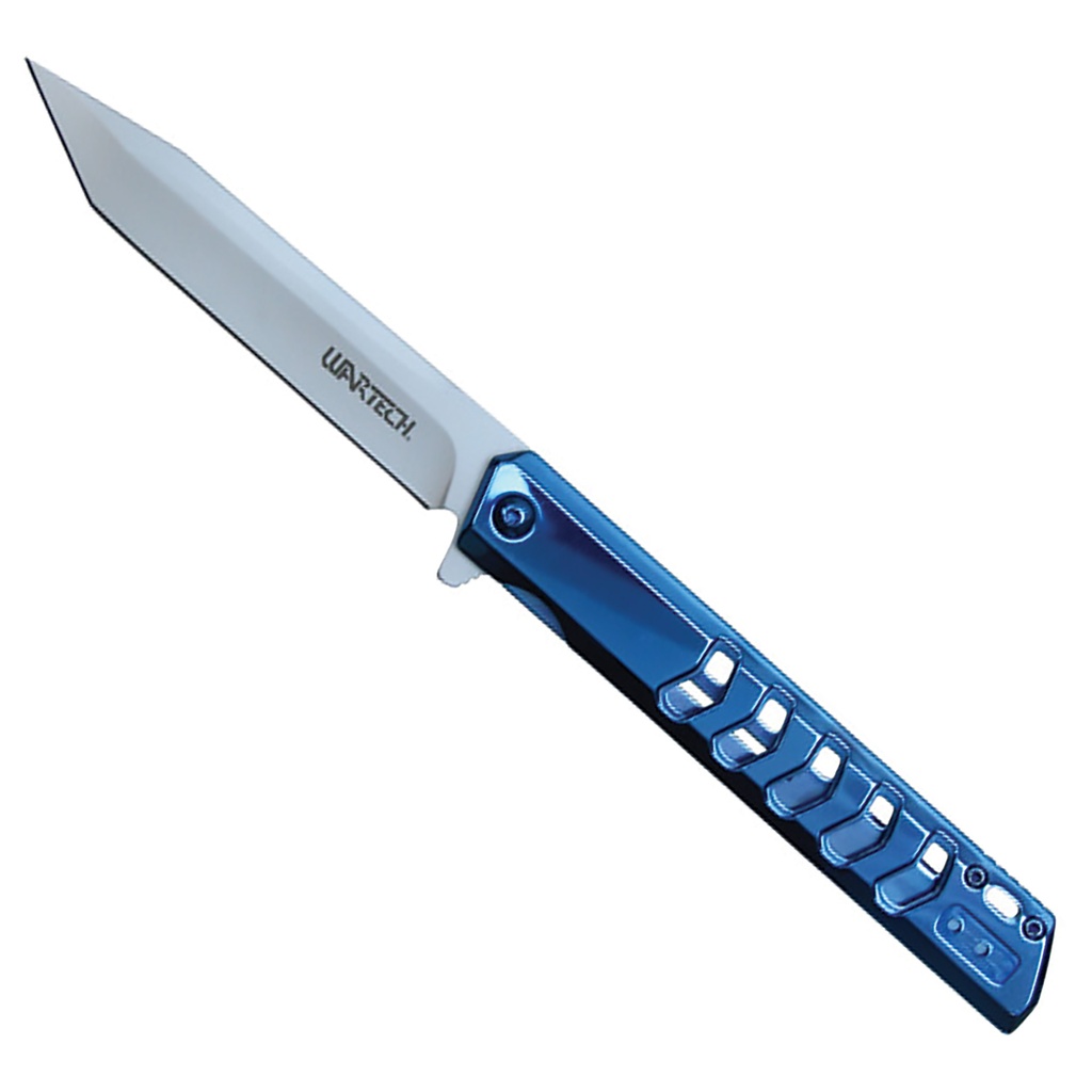 Aero Lattice Quick-Deploy Spring Assisted Knife - Electric Blue