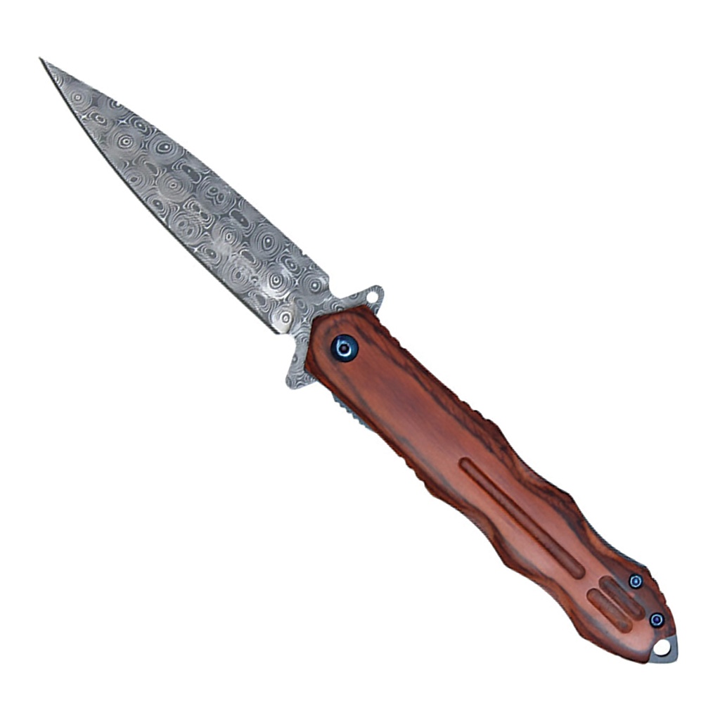 Blackwood Velocity Assisted Opening Knife - Damascus Pattern