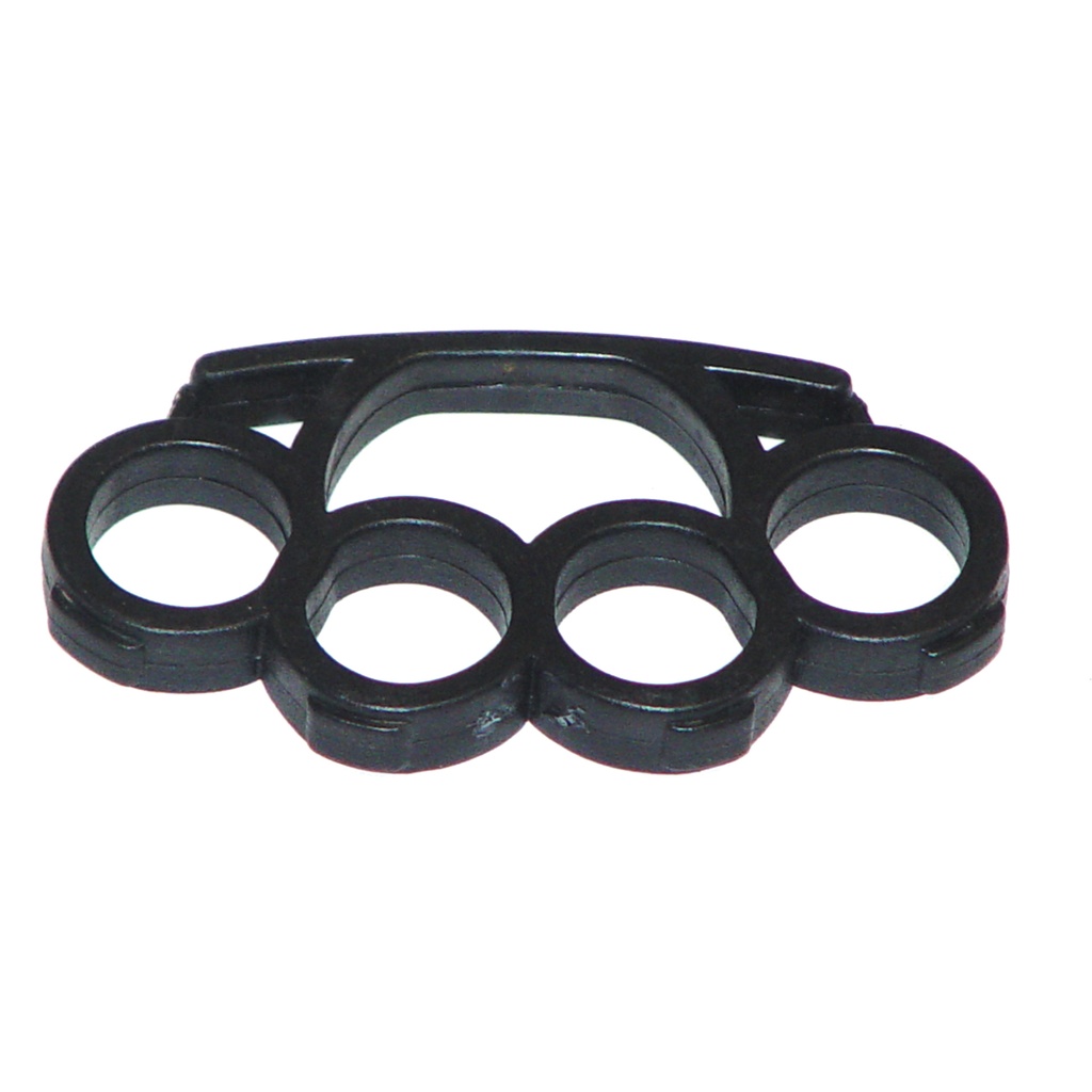 Stealth Defense Plastic Knuckles - Midnight Black