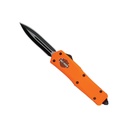 Signal-Ready Tactical Double-Action OTF Knife - Rubberized Orange
