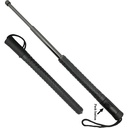Silent Control Automatic Expandable Baton - Black Steel