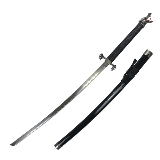Dragon Ascendant Fantasy Katana Sword - Black Wood