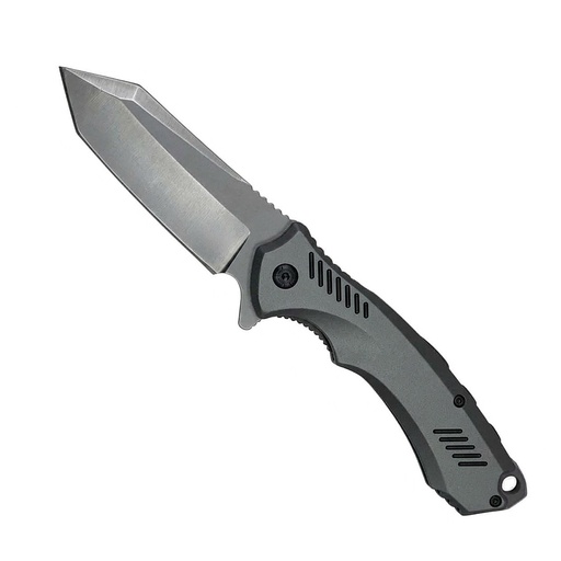Gray Incident Edge Ball Bearing Knife - Aluminum
