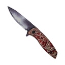 Crimson Monarch Spring-Assisted EDC Knife - Red Aluminum