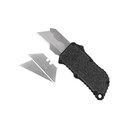 Blackout Lever-Lock Stiletto Automatic Knife - Midnight Black
