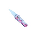 Sprinkle-Safe Quick-Deploy California Legal Automatic Knife - Waffle Cone