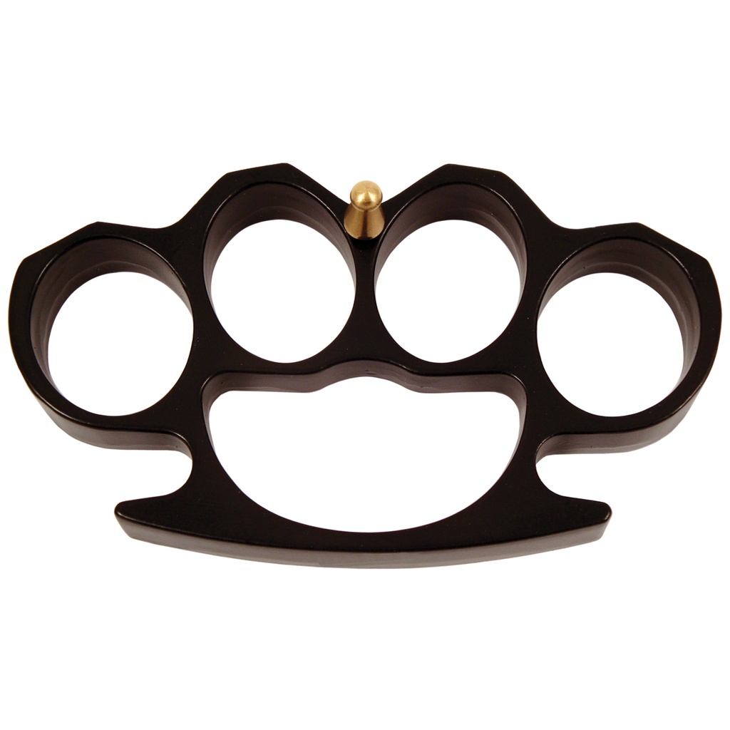 Urban Monolith Knuckle Paperweight - Stealth Black