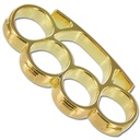 Gilded Grip Heavy-Duty Belt Buckle Paperweight - Gold