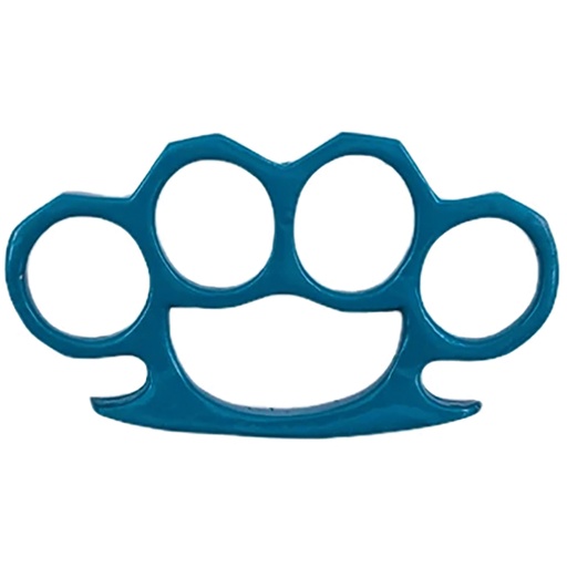 Skyline Minimalist EDC Brass Knuckles - Sky Blue Steel