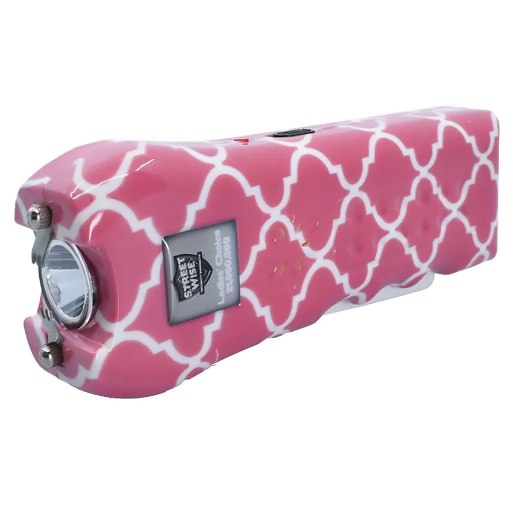 Rose Siren Squeeze-Ready Self-Defense Stun Gun - Designer Pink