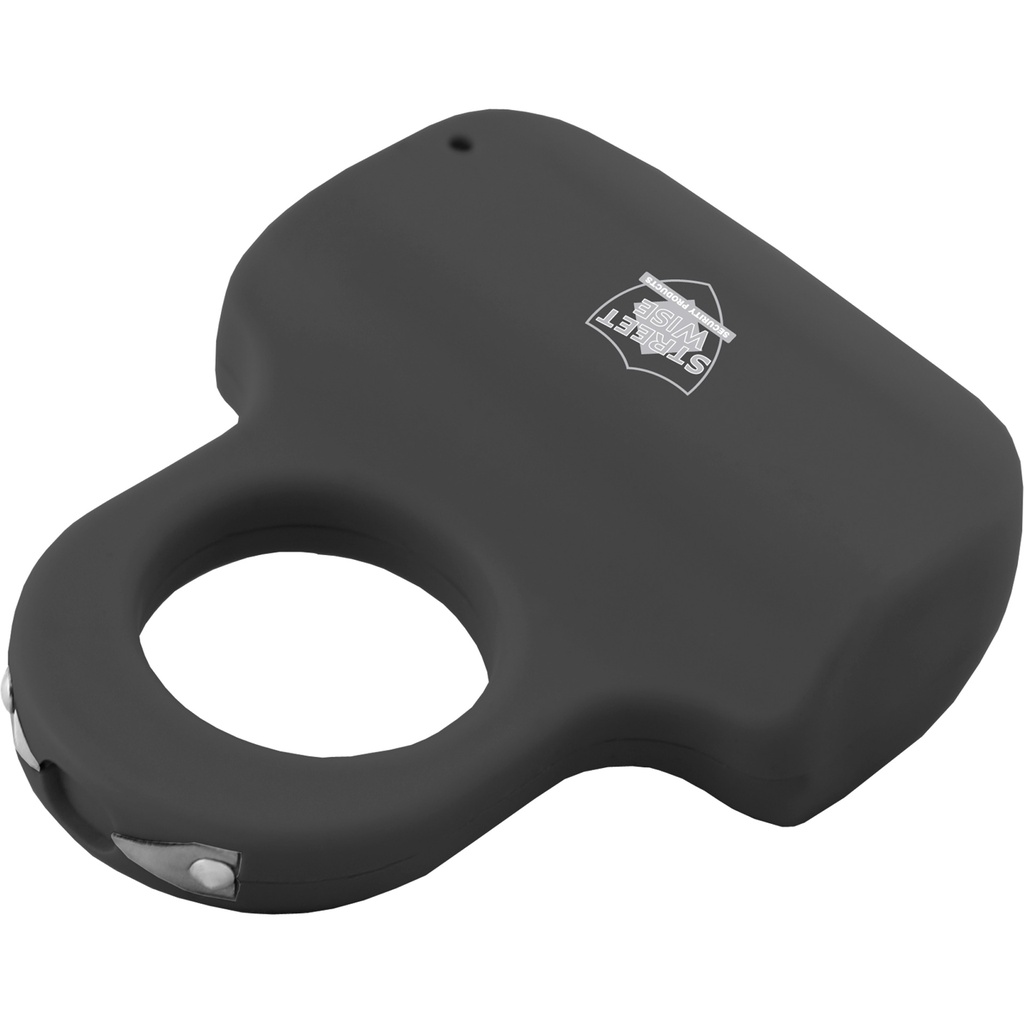 Shadow Grip Squeeze-Ready Ring Stun Gun - Midnight Black
