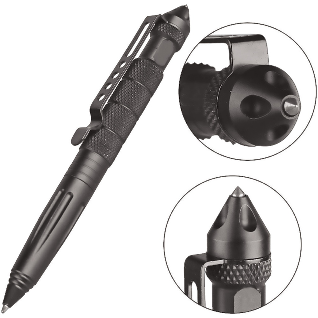Stealth Grid Covert-Control Tactical Pen - Gunmetal Gray