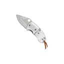 Heritage Glimmer Heirloom-Style Pocket Knife - White Marbled