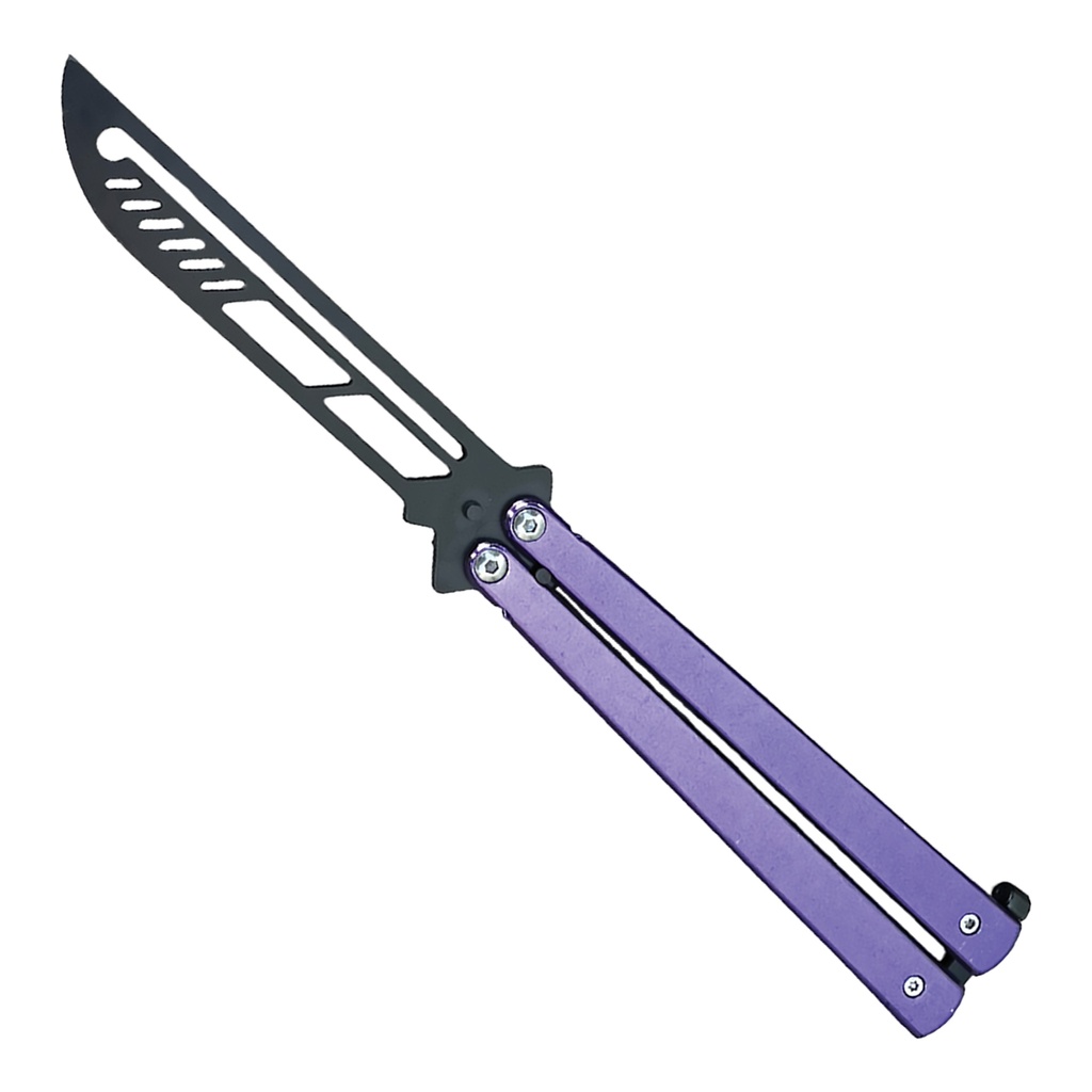 Smooth Sway BalanceMaster Butterfly Knife Trainer - Purple Metal