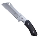 ArtisanWave Minimalist Compact Cleaver Knife - Matte Black