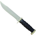 Outland Guide Fieldmaster Fixed Blade Hunting Knife - Matte Steel