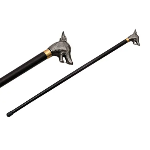Lunar Howl Alpha-Guard Sword Cane - Pewter Black