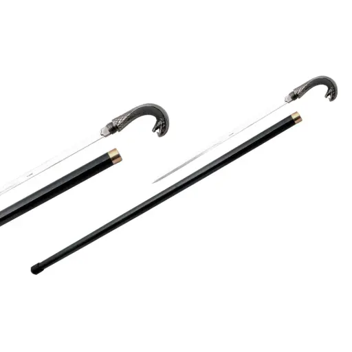 Cobra Sovereign Concealed Sword Cane - Pewter Black