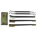 Tri-Media Precision Gun Cleaning Brush Kit - Black Handle