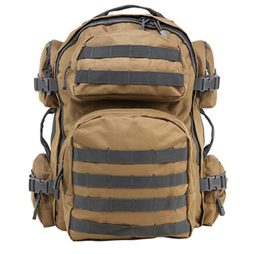 Mission Grid 24‑Hour Tactical Backpack - Coyote/Black