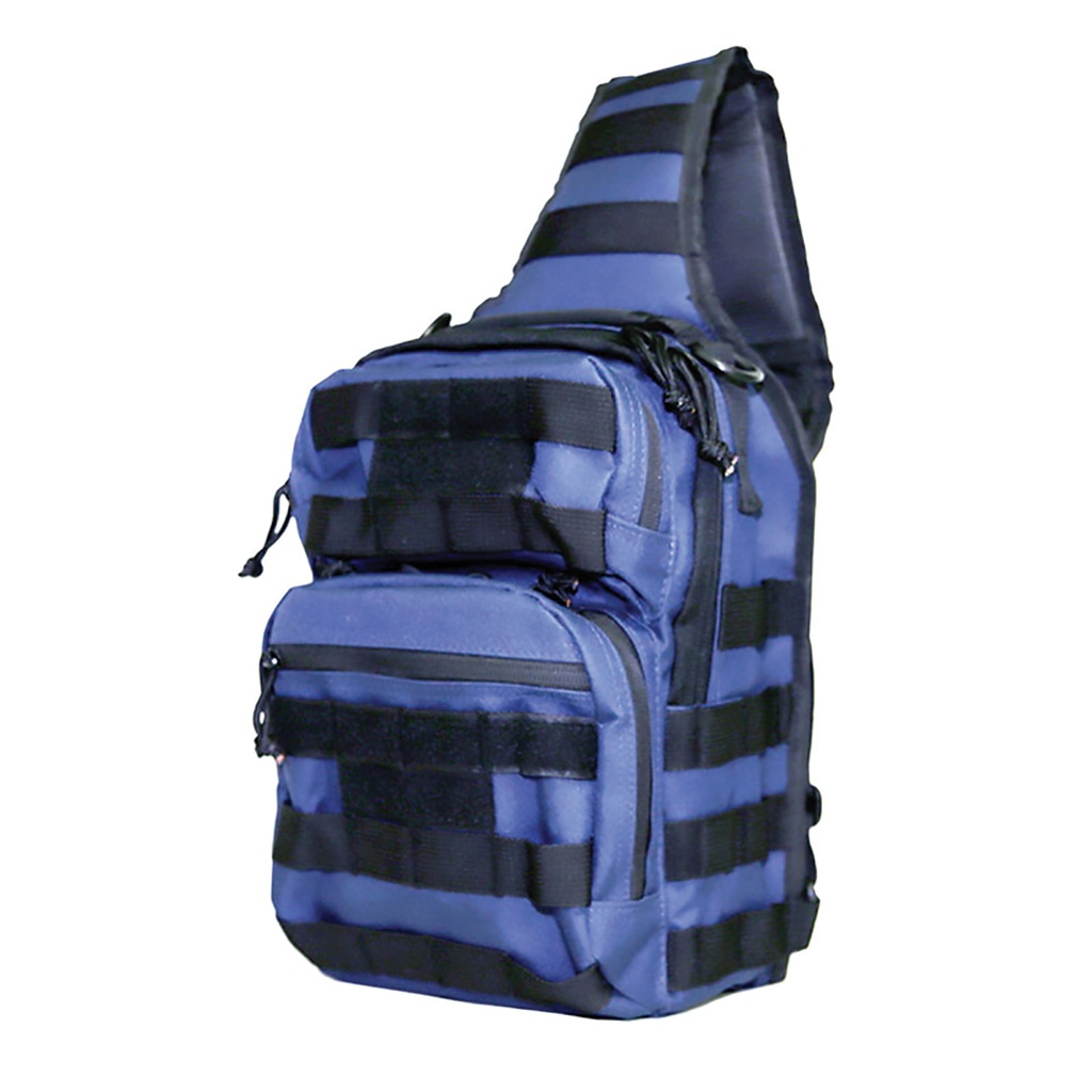 Urban Switchback Quick-Access Tactical Sling Bag - Blue with Black Trim