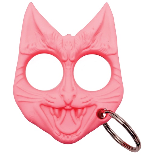 Hidden Claws Purr-Guard Cat Self Defense Keychain - Light Pink