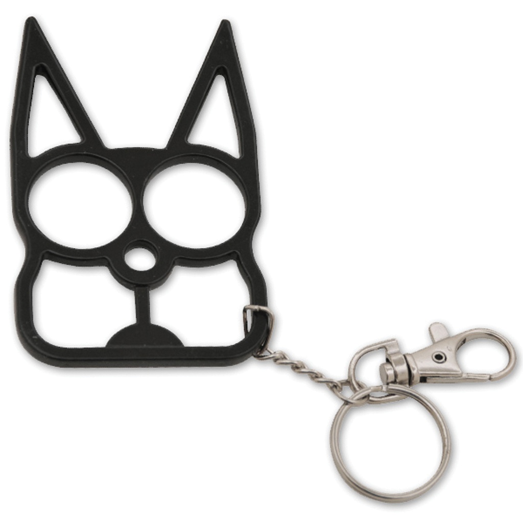 Shadow Cat Confidence Self Defense Keychain - Black Steel