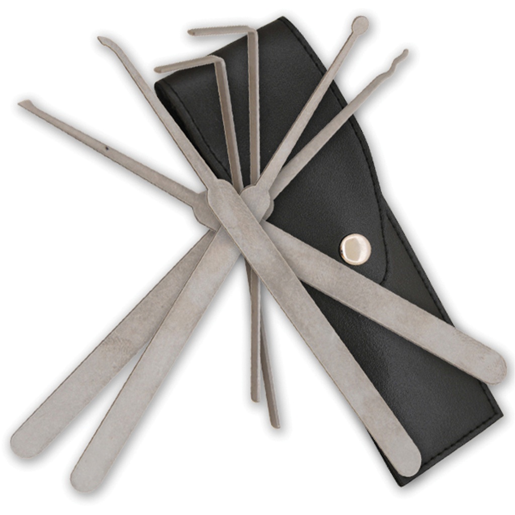 Streetwise Apprentice Lock Pick Kit - Black Faux Leather