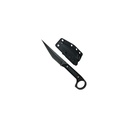 Nightfall Arc Rapid-Access Fixed Blade Karambit - Midnight Black