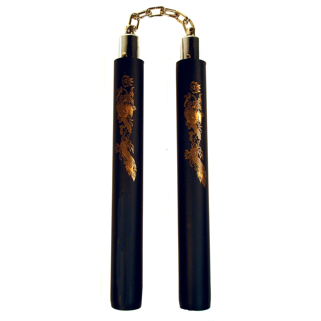 Dragon Spirit Flow-State Training Nunchucks - Black Foam